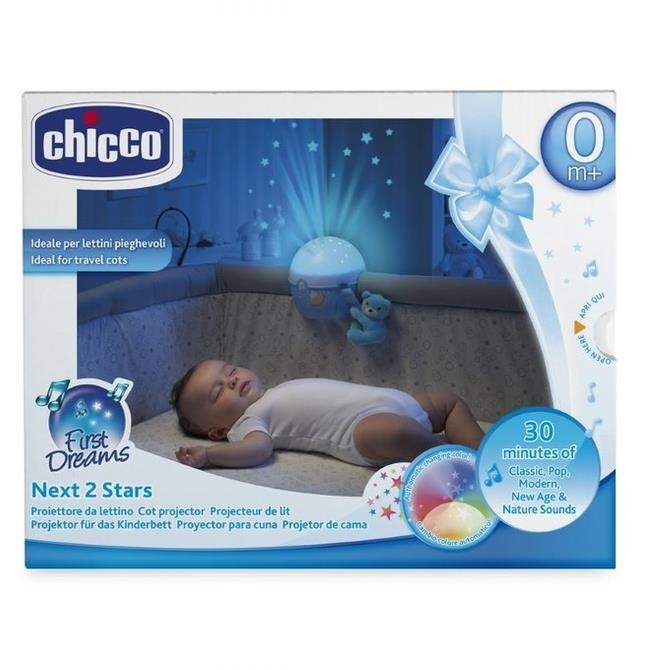 Chicco First Dreams Next2Stars - Projektor na łóżeczko | Niebieski