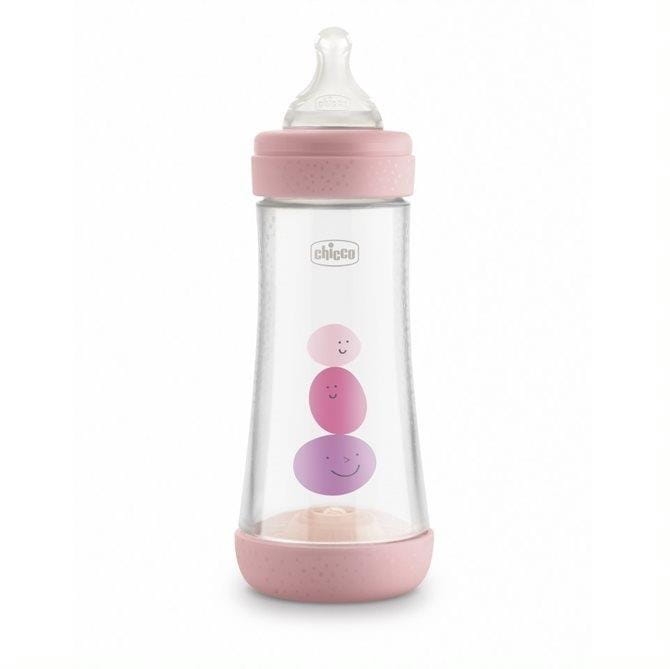 Chicco Butelka antykolkowa Perfect5 4+ | 300ml Pink