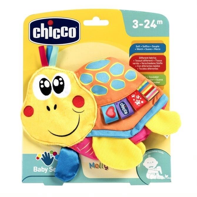 Chicco Grzechotka sensoryczna, gryzak | Żółwik