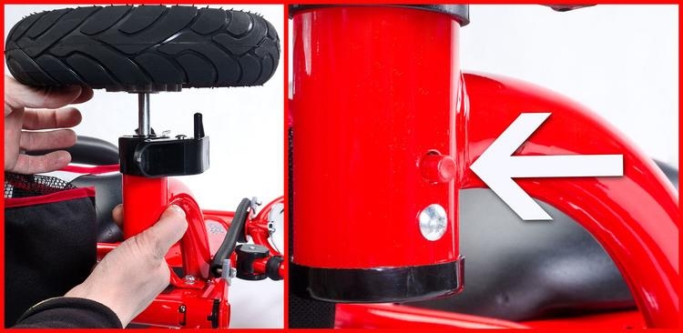 Toyz Derby - rowerek 3-kołowy | Red