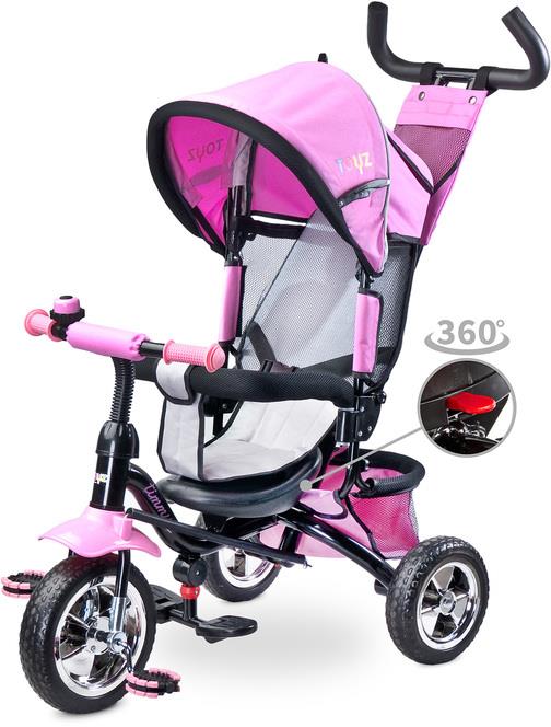 Toyz Timmy - rowerek 3-kołowy | Pink