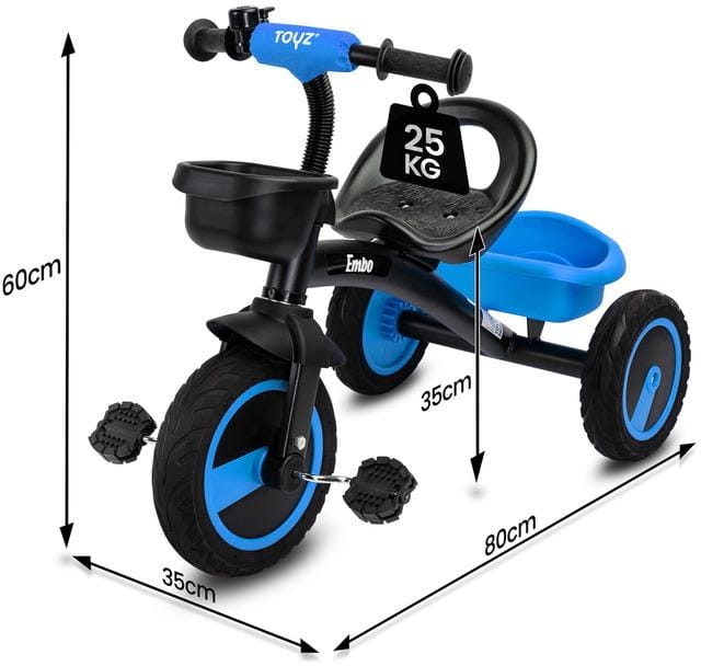 Toyz Embo - rowerek 3-kołowy | Blue