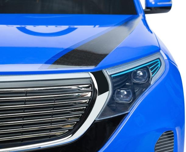 Toyz Mercedes Benz Eqc Policja - auto na akumulator | Blue