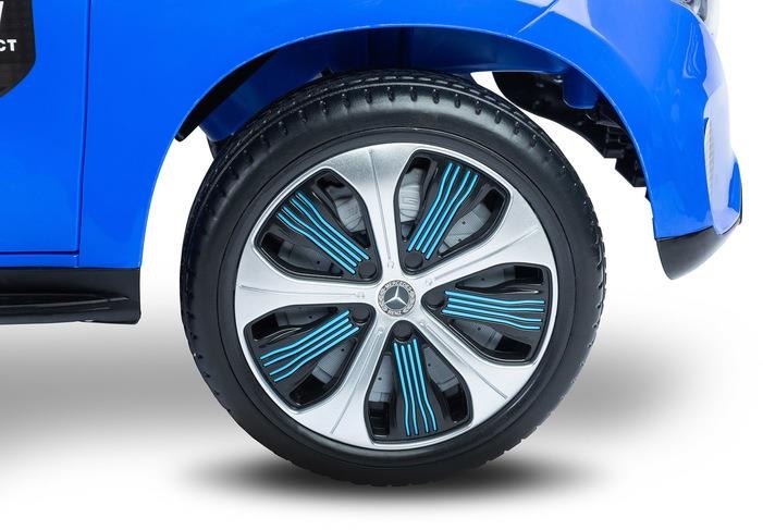 Toyz Mercedes Benz Eqc Policja - auto na akumulator | Blue
