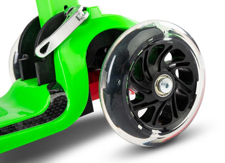 Toyz Carbon - hulajnoga 3-kołowa | Green
