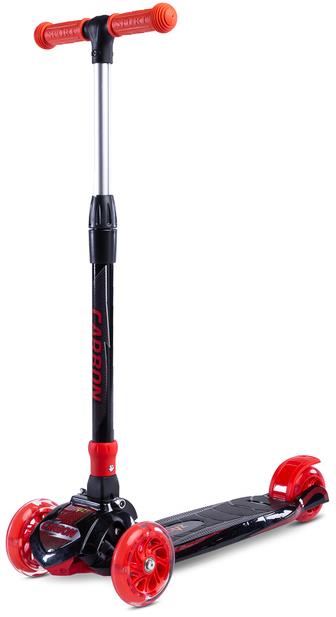 Toyz Carbon - hulajnoga 3-kołowa | Red