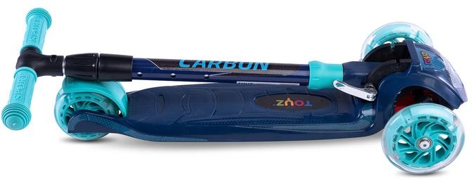 Toyz Carbon - hulajnoga 3-kołowa | Navy