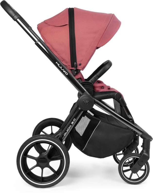 Muuvo Quick 3.0 - wózek spacerowy | Chrome Pure Pink