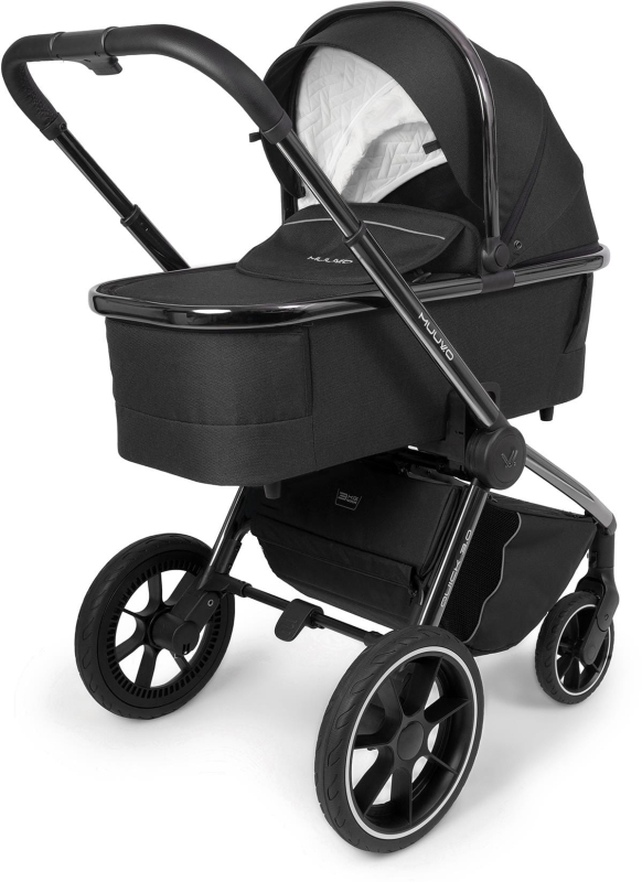 Muuvo Quick 3.0 - gondola XL do wózka | Chrome Jet Black