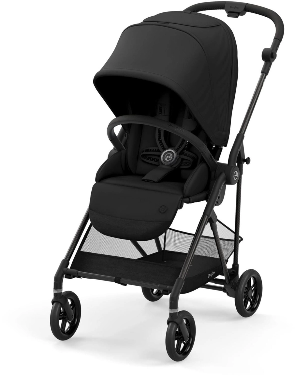 Cybex Melio Carbon - ultra lekki wózek spacerowy | Deep Black