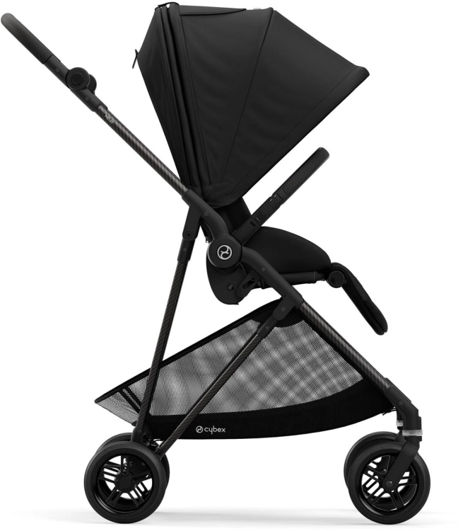 Cybex Melio Carbon - ultra lekki wózek spacerowy | Deep Black