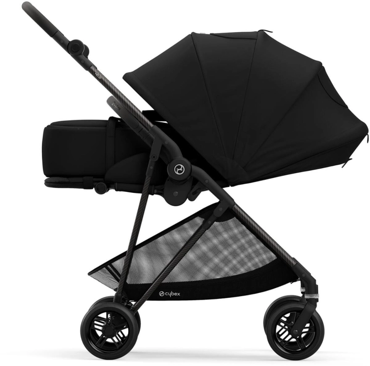 Cybex Melio Carbon - ultra lekki wózek spacerowy | Deep Black
