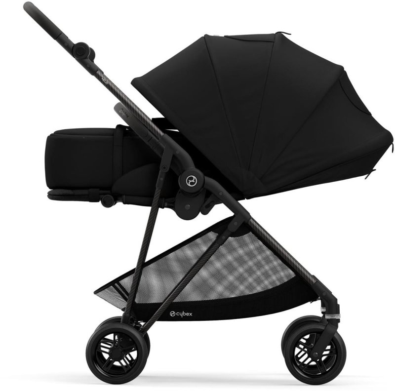 Cybex Melio Carbon - ultra lekki wózek spacerowy | Deep Black