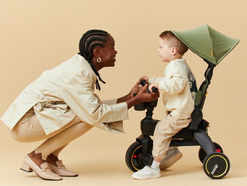 Doona Liki Trike S3 5w1 - składany rowerek trójkołowy | Grey