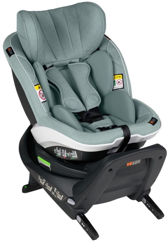 BeSafe iZi Turn i-Size 360° - obrotowy fotelik samochodowy ~0-18 kg | Deep Sea Melange