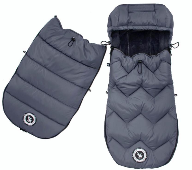 Cottonmoose Arctic - śpiworek 2w1 jesienno zimowy | Graphite