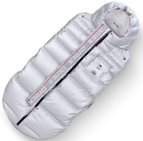 Cybex Winter Footmuff - zimowy śpiworek do wózka | Arctic Silver