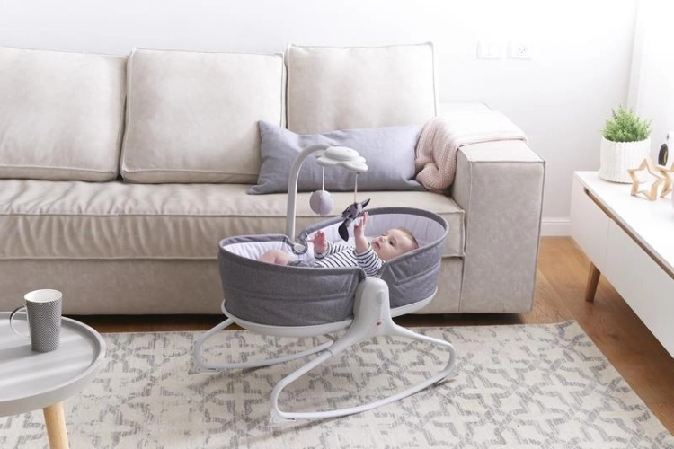 Tiny Love - leżaczek-bujaczek z funkcją krzesełka 3w1 | Grey