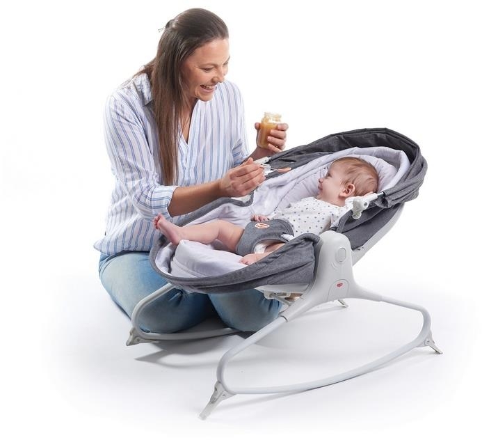 Tiny Love - leżaczek-bujaczek, krzesełko 3w1 z budką | Grey