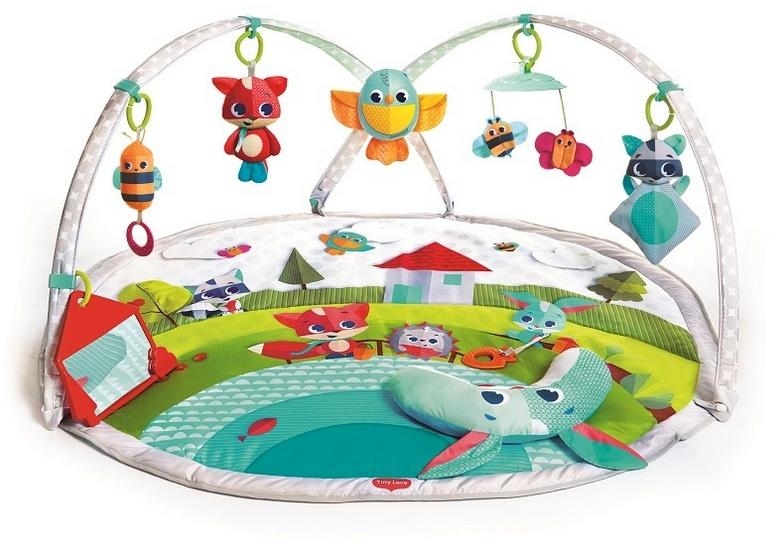 Tiny Love - mata edukacyjna z pałąkami | Zabawa na łące