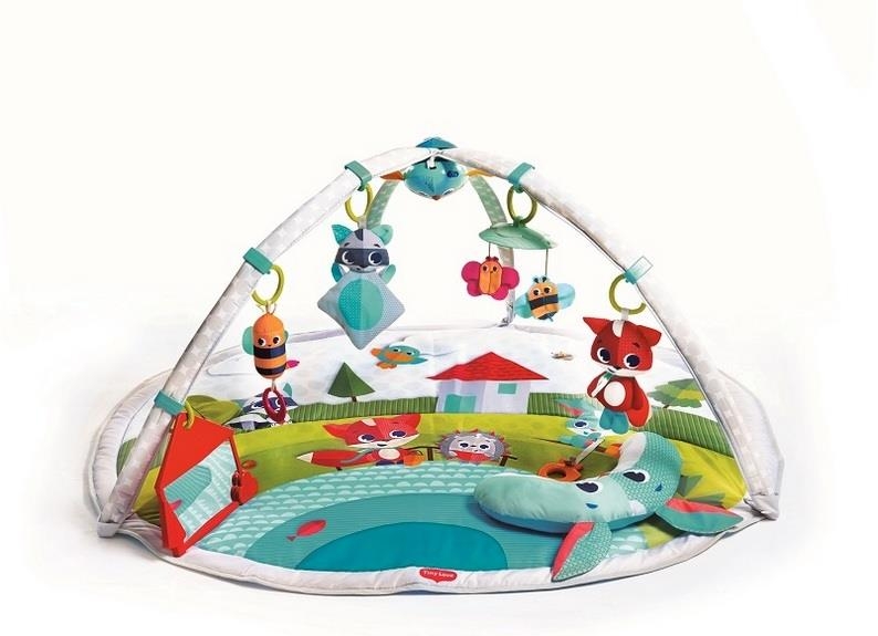 Tiny Love - mata edukacyjna z pałąkami | Zabawa na łące