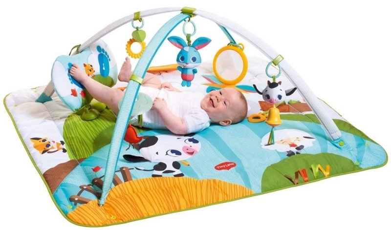 Tiny Love Kick&Play - mata edukacyjna z pałąkami | Farma
