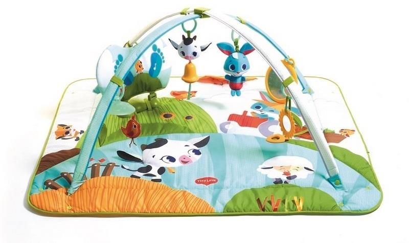 Tiny Love Kick&Play - mata edukacyjna z pałąkami | Farma