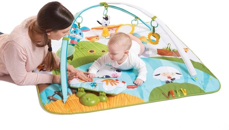 Tiny Love Kick&Play - mata edukacyjna z pałąkami | Farma