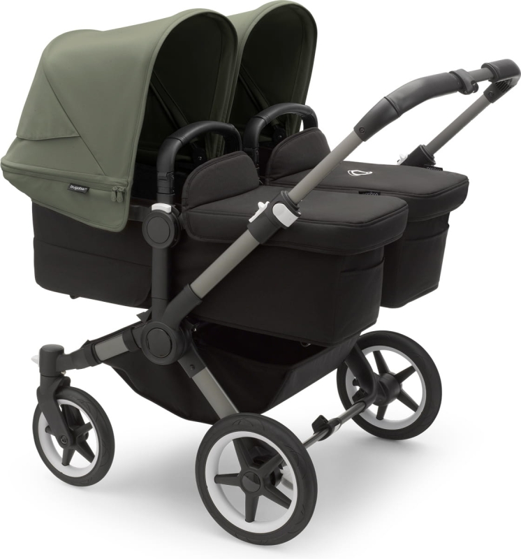 donkey5-twin-gra-bassinet-black-canopy-forest-green.jpg