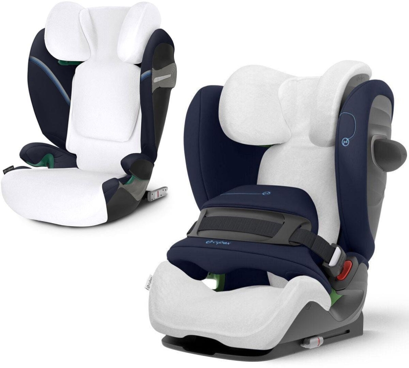 Cybex Summercover - pokrowiec letni frotte do fotelika Solution G, Pallas G i-Fix i-Size | White