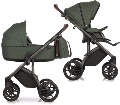 Roan Bass Next - wózek wielofunkcyjny 2w1 | Night Green