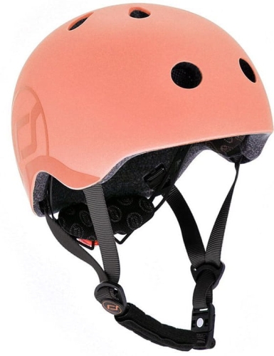 Scoot & Ride S-M - kask dla dzieci | Peach