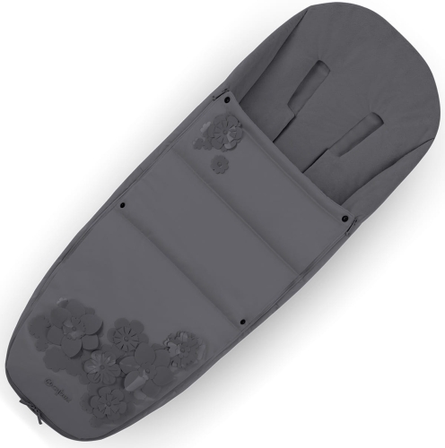 Cybex Platinum Footmuff 4.0 - śpiworek do wózka Priam, Mios | Simply Flowers Grey