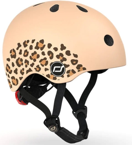 Scoot & Ride XXS-S - kask dla dzieci | Leopard
