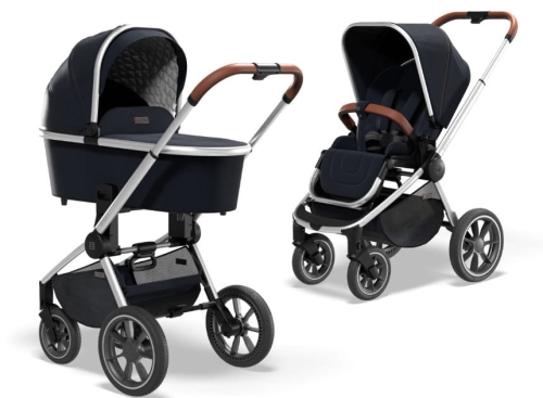 Moon Resea S - wielofunkcyjny wózek głęboko-spacerowy 2w1 | Navy