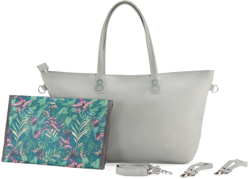 Kinderkraft Treasurebag - torba pielęgnacyjna | Nature Vibes Light Grey