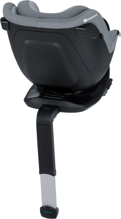 kinderkraft iguard360 fotelik obrotowy szary