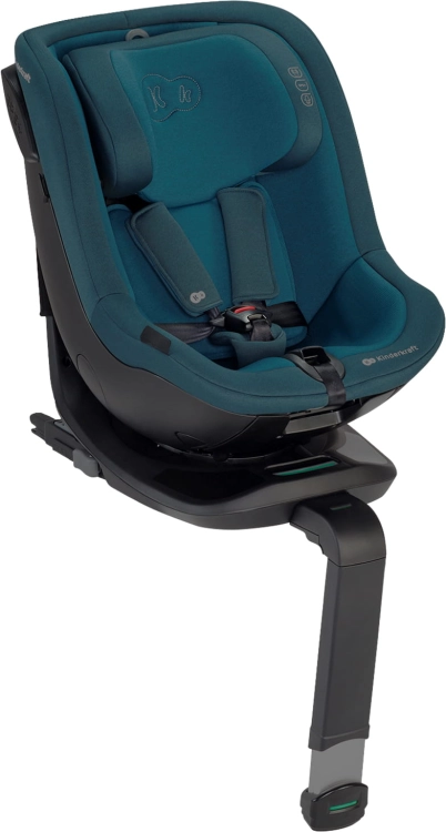 kinderkraft iguard 360 fotelik obrotowy niebieski