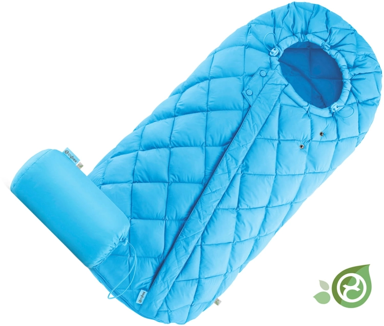 cybex snogga 2 uniwersalny spiworek beach blue blekitny