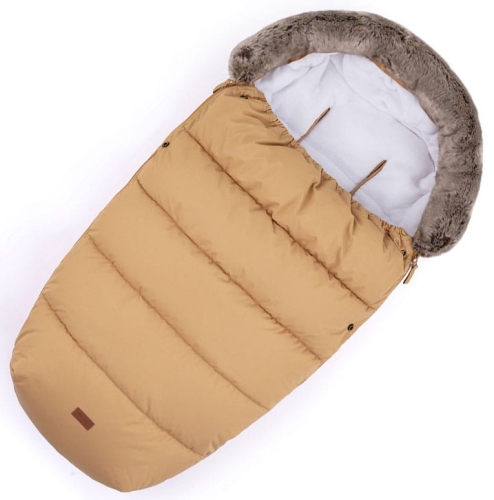 Petite&Mars Comfy 4w1 - zimowy śpiworek do wózka | Elegant Caramel