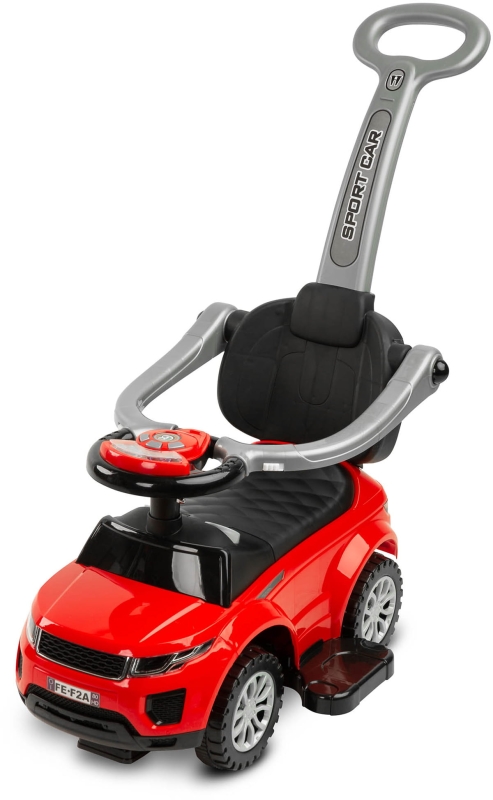 toyz by caretero pchacz chodzik jezdzik 3w1 czerwony