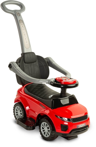 Toyz by Caretero Sport Car - jeździk dziecięcy 3w1 | Red