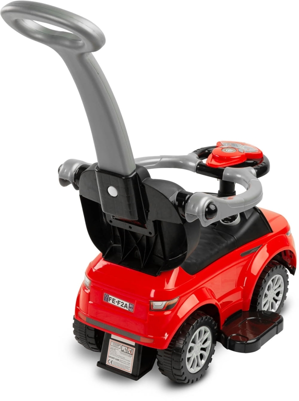 toyz by caretero pchacz chodzik jezdzik 3w1 czerwony