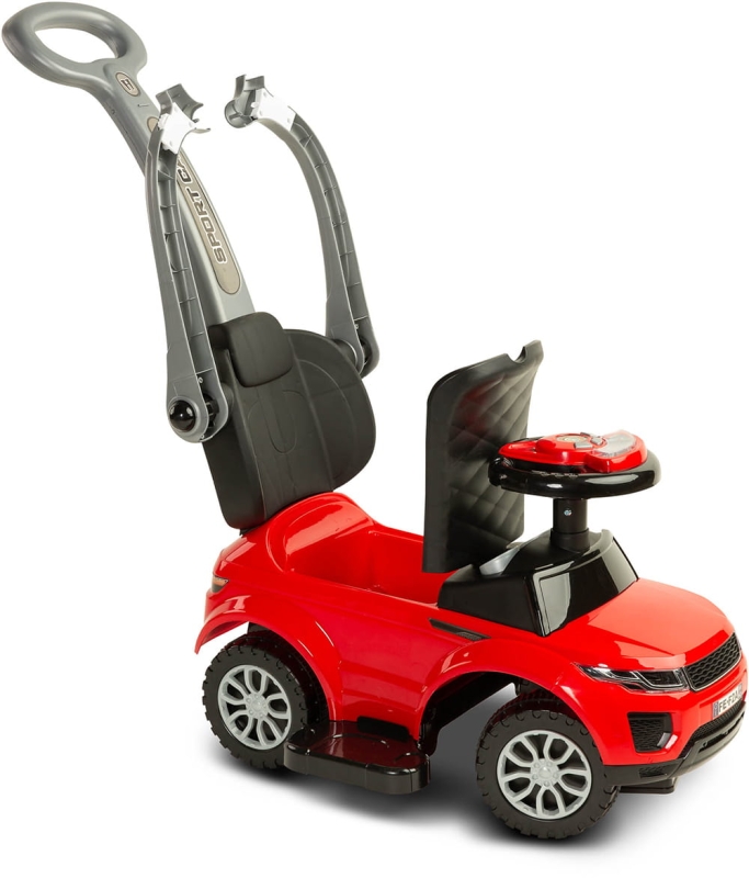 toyz by caretero pchacz chodzik jezdzik 3w1 czerwony