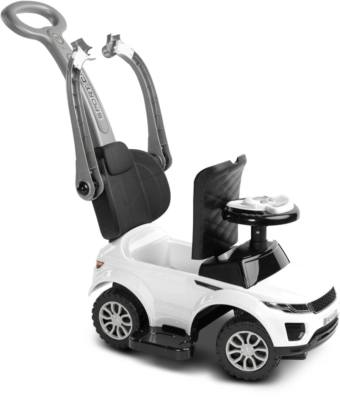 toyz by caretero spor car pchacz chodzik jezdzik bialy