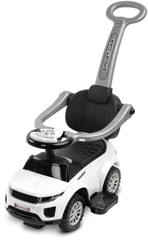 toyz by caretero spor car pchacz chodzik jezdzik bialy