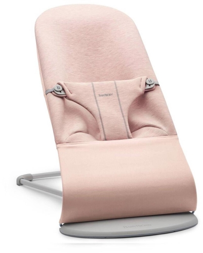 BabyBjorn Bliss 3D Jersey - leżaczek dziecięcy | Jasny Róż