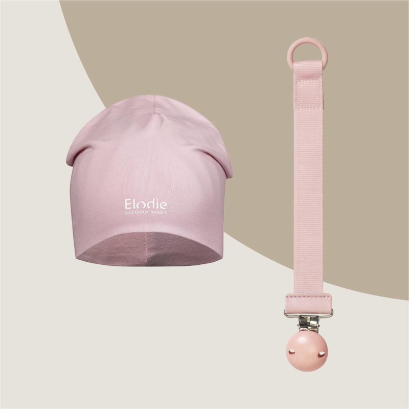 Elodie Details - czapka dziecięca 0-6 mc | Candy Pink