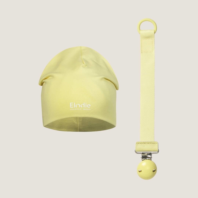 Elodie Details - czapka dziecięca 0-6 mc | Sunny Day Yellow