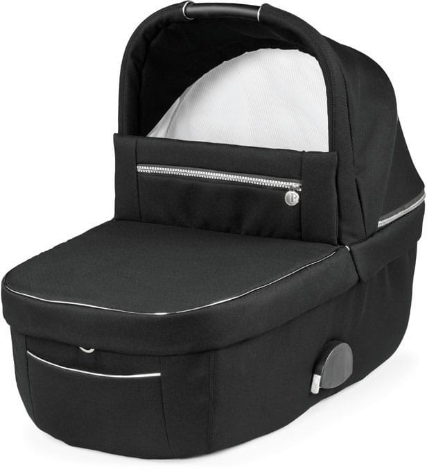 pegperego culla grande gondola do wozka vivace i veloce black shine czarny